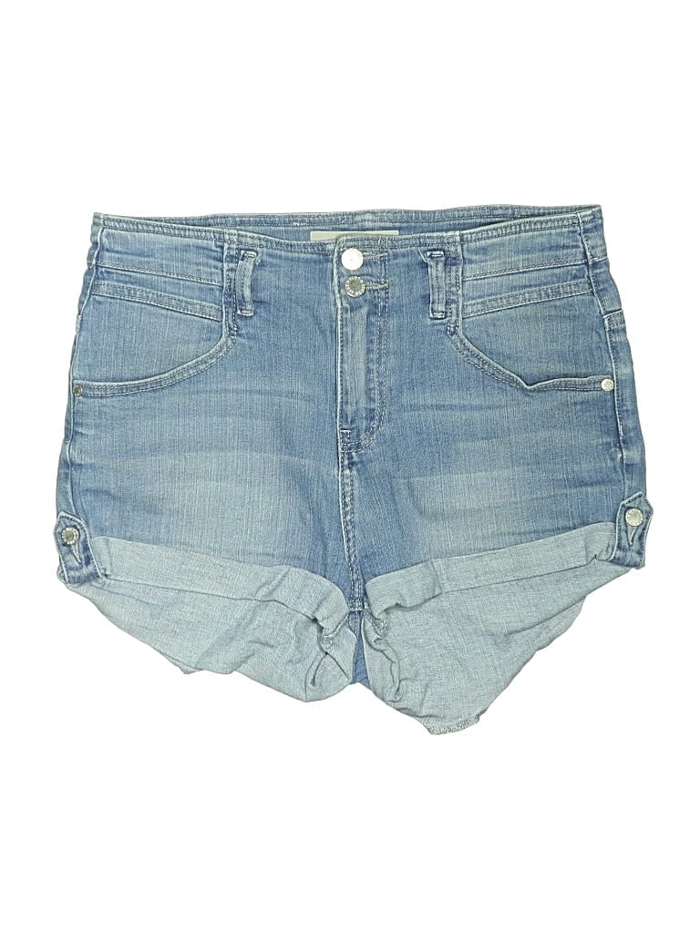Pre-owned Topshop Denim Shorts In Blue