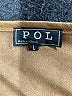 Pol 100% Polyester Brown Short Sleeve Top Size L - photo 7