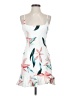 Selfie Leslie Tropical White Cocktail Dress Size S - photo 1