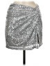 Aqua Metallic Silver Formal Skirt Size M - photo 1