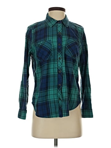 Faded Glory Long Sleeve Button-Down Shirt (view 1)