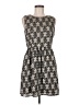 Moon Argyle Black Casual Dress Size M - photo 1