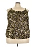 Bar III Gold Sleeveless Blouse Size 3X - photo 1