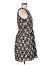 Moon Argyle Black Casual Dress Size M - photo 4