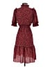 Max Studio Paisley Burgundy Casual Dress Size XS - photo 2
