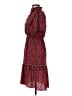 Max Studio Paisley Burgundy Casual Dress Size XS - photo 5