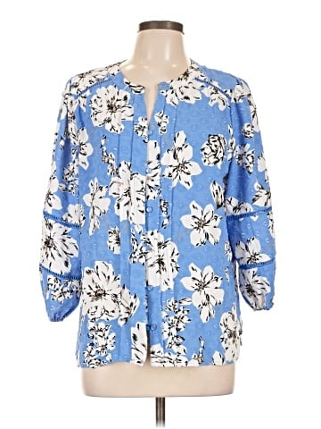 Adrienne Vittadini 3/4 Sleeve Blouse (view 1)