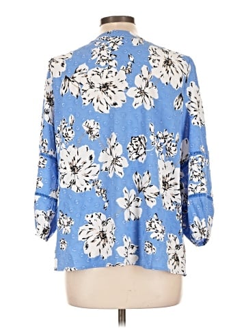 Adrienne Vittadini 3/4 Sleeve Blouse (view 2)