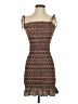 Storia 100% Polyester Tweed Brown Cocktail Dress Size S - photo 1