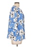 Adrienne Vittadini 100% Polyester Floral Blue 3/4 Sleeve Blouse Size L - photo 4
