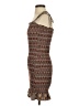 Storia 100% Polyester Tweed Brown Cocktail Dress Size S - photo 5