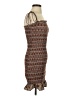 Storia 100% Polyester Tweed Brown Cocktail Dress Size S - photo 4
