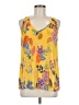 Current Air 100% Polyester Yellow Sleeveless Blouse Size M - photo 1