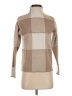 Tahari Checkered-gingham Tan Turtleneck Sweater Size S - photo 1