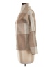 Tahari Checkered-gingham Tan Turtleneck Sweater Size S - photo 5