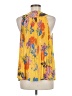 Current Air 100% Polyester Yellow Sleeveless Blouse Size M - photo 2