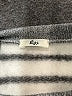 Egy California Stripes Silver White Pullover Sweater Size S - photo 7
