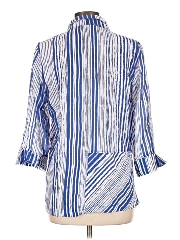 Peck & Peck 3/4 Sleeve Button-Down Shirt (view 2)