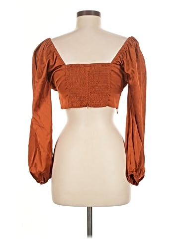 Abercrombie & Fitch Long Sleeve Blouse (view 2)