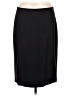 Theory Solid Black Wool Skirt Size 8 - photo 1