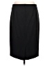 Theory Solid Black Wool Skirt Size 8 - photo 2
