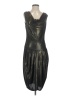 Georgiou Studio Metallic Black Cocktail Dress Size S - photo 1