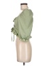 Shein 100% Polyester Green 3/4 Sleeve Blouse Size M - photo 5