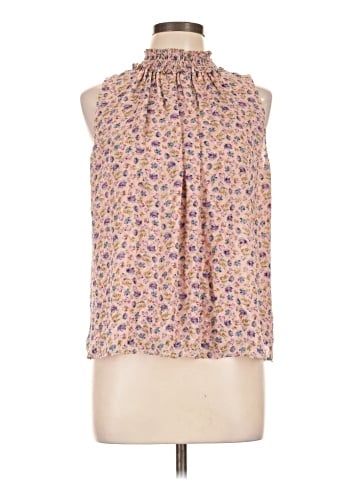 Rebecca Taylor Sleeveless Silk Top (view 1)