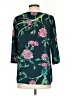 HD in Paris 100% Polyester Teal 3/4 Sleeve Blouse Size 4 - photo 2