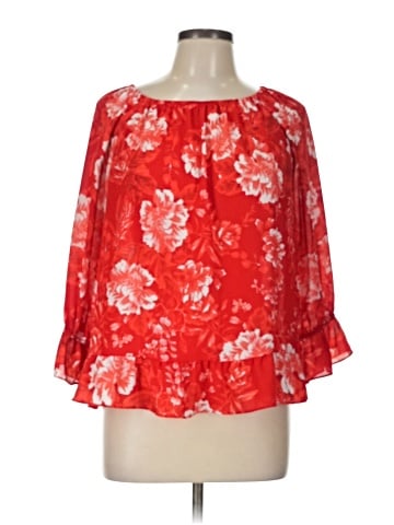 INC International Concepts 3/4 Sleeve Blouse (view 1)