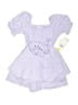 Rare Editions 100% Polyester Purple Dress Size 7 - photo 1