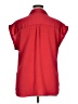 Express 100% Polyester Solid Red Short Sleeve Blouse Size XL - photo 2