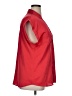 Express 100% Polyester Solid Red Short Sleeve Blouse Size XL - photo 4