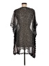 Bar III 100% Polyester Black 3/4 Sleeve Blouse Size M - photo 2