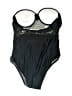 Unbranded Solid Black One Piece Swimsuit Size M - photo 2