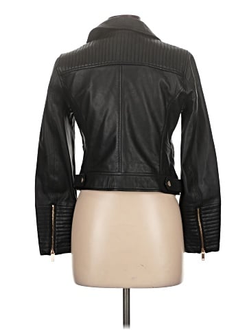 Mint Velvet Leather Jacket (view 2)