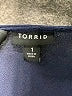 Torrid Blue Short Sleeve Blouse Size 1X Plus (1) - photo 7