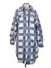 Lulus 100% Polyester Blue Coat Size S - photo 1