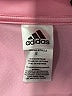 Adidas 100% Polyester Color Block Pink Track Jacket Size 5 - photo 3