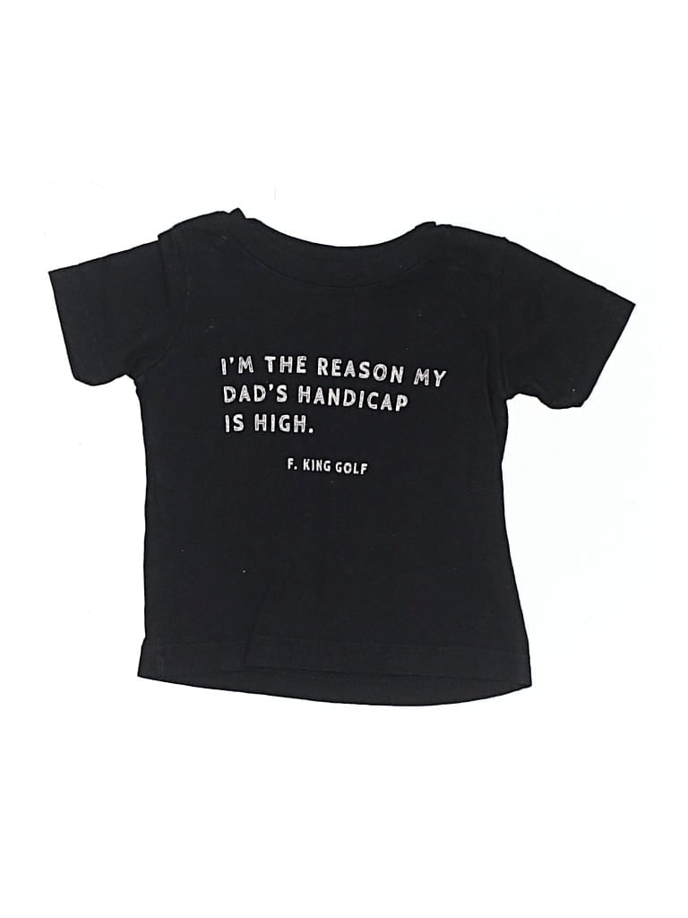 Pre-owned Assorted Brands Babies' Short Sleeve T-shirt In Black