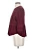Mi ami 100% Polyester Burgundy 3/4 Sleeve Blouse Size S - photo 5