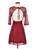 Cider Polka Dots Burgundy Cocktail Dress Size XS - photo 2