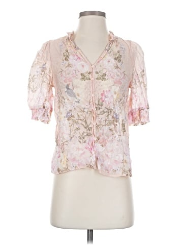 Cupcakes & Cashmere Short Sleeve Blouse (view 1)