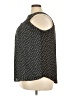 Ann Taylor LOFT 100% Polyester Black Sleeveless Blouse Size 24 - photo 5