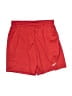 Nike 100% Polyester Solid Red Athletic Shorts Size S (kids) - photo 1