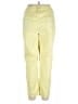 Chico's Solid Yellow Khakis Size XL (3) - photo 2