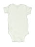 Gerber Solid Ivory Short Sleeve Onesie Size Newborn - photo 2