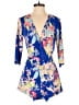 Unbranded Print Blue Romper Size M (estimated) - photo 1