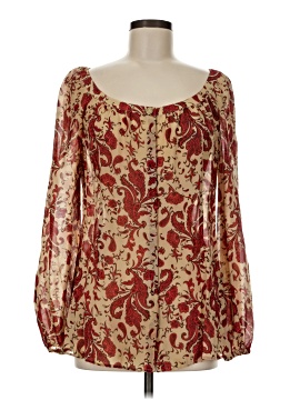 Audrey Talbott Long Sleeve Silk Top (view 1)