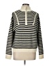Unbranded 100% Acrylic Stripes Ivory Pullover Sweater Size L - photo 1